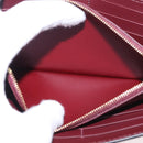 CARTIER Long Wallet Leather Black Gold Auth 186137V-11