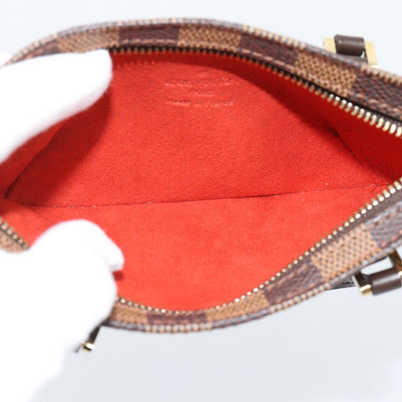 LOUIS VUITTON Damier Ebene Manosque GM Accessory Pouch N51120 LV Auth 186138A