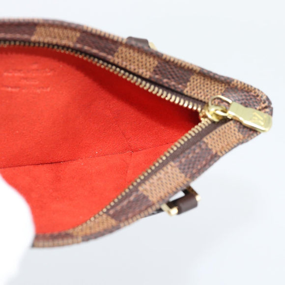 LOUIS VUITTON Damier Ebene Manosque GM Accessory Pouch N51120 LV Auth 186138A