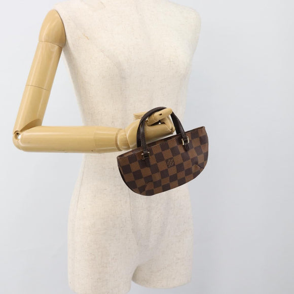 LOUIS VUITTON Damier Ebene Manosque GM Accessory Pouch N51120 LV Auth 186138A