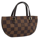 LOUIS VUITTON Damier Ebene Manosque GM Accessory Pouch N51120 LV Auth 186138A-1