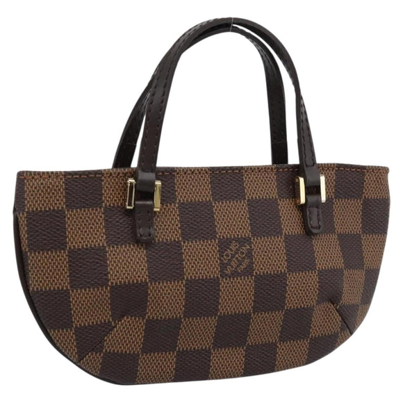 LOUIS VUITTON Damier Ebene Manosque GM Accessory Pouch N51120 LV Auth 186138A