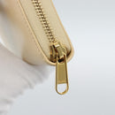 GUCCI Horsebit Long Wallet Leather Beige Gold 621889 Auth 186140M-12