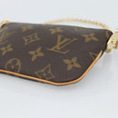 LOUIS VUITTON Monogram Chain Pochette Mila MM Etui M60094 LV Auth 186142V-17