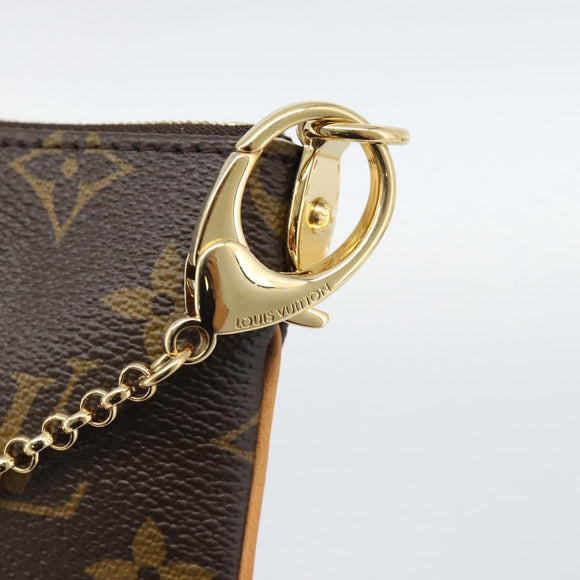 LOUIS VUITTON Monogram Chain Pochette Mila MM Etui M60094 LV Auth 186142V