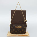 LOUIS VUITTON Monogram Chain Pochette Mila MM Etui M60094 LV Auth 186142V-12