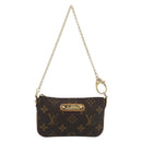 LOUIS VUITTON Monogram Chain Pochette Mila MM Etui M60094 LV Auth 186142V-13