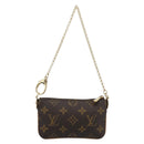 LOUIS VUITTON Monogram Chain Pochette Mila MM Etui M60094 LV Auth 186142V-2