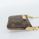 LOUIS VUITTON Monogram Chain Pochette Mila MM Etui M60094 LV Auth 186142V-4