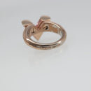 LOUIS VUITTON Essential V Strath Ring metal Pink gold M68194 LV Auth 186143A-10
