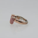 LOUIS VUITTON Essential V Strath Ring metal Pink gold M68194 LV Auth 186143A-4