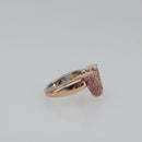 LOUIS VUITTON Essential V Strath Ring metal Pink gold M68194 LV Auth 186143A-5