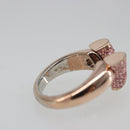 LOUIS VUITTON Essential V Strath Ring metal Pink gold M68194 LV Auth 186143A-6
