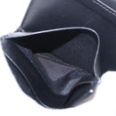 CELINE Triomphe 3-vouwportemonnee Leer Zwart Goud Auth 186148M-20