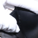 CELINE Triomphe 3-vouwportemonnee Leer Zwart Goud Auth 186148M-11