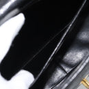 CHANEL Chain Matelasse Shoulder Bag Caviar Skin Black Gold CC Auth 186150V-19
