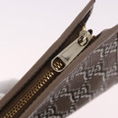 GUCCI GG Supreme Wallet PVC Beige Gold 795060 Auth 186154M-9