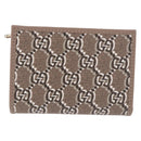 GUCCI GG Supreme Wallet PVC Beige Gold 795060 Auth 186154M-13