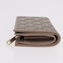 GUCCI GG Supreme Wallet PVC Beige Gold 795060 Auth 186154M-4