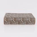 GUCCI GG Supreme Wallet PVC Beige Gold 795060 Auth 186154M-6