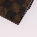 LOUIS VUITTON Damier Ebene Ludlow Coin Purse N62925 LV Auth 186155V-16