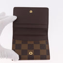 LOUIS VUITTON Damier Ebene Ludlow Coin Purse N62925 LV Auth 186155V-8