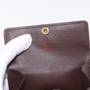 LOUIS VUITTON Damier Ebene Ludlow Coin Purse N62925 LV Auth 186155V-21