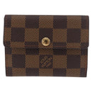 LOUIS VUITTON Damier Ebene Ludlow Coin Purse N62925 LV Auth 186155V-13