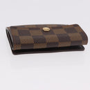 LOUIS VUITTON Damier Ebene Ludlow Coin Purse N62925 LV Auth 186155V-5