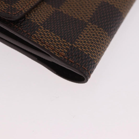LOUIS VUITTON Damier Ebene Ludlow Coin Purse N62925 LV Auth 186155V