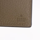 GUCCI GG Marmont Wallet Leather Beige Silver 428726 Auth 186156M-18