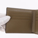 GUCCI GG Marmont Wallet Leather Beige Silver 428726 Auth 186156M-19