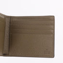 GUCCI GG Marmont Wallet Leather Beige Silver 428726 Auth 186156M-20