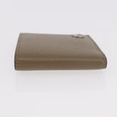 GUCCI GG Marmont Wallet Leather Beige Silver 428726 Auth 186156M-4