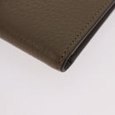 GUCCI GG Marmont Wallet Leather Beige Silver 428726 Auth 186156M-7