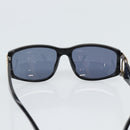 CHANEL COCO Mark Sunglasses plastic Black CC Auth 186158M-10