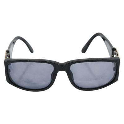 CHANEL COCO Mark Sunglasses plastic Black CC Auth 186158M - 0