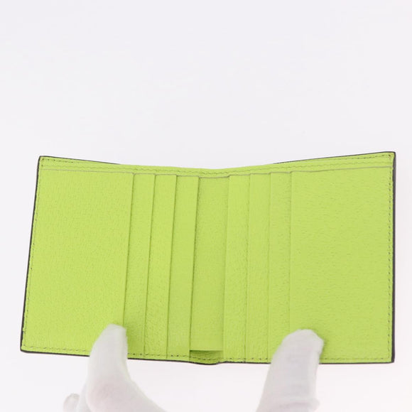 GUCCI GG Supreme Wallet PVC Beige 835323 Auth 186159M