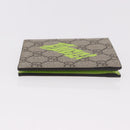 GUCCI GG Supreme Wallet PVC Beige 835323 Auth 186159M-3
