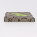 GUCCI GG Supreme Wallet PVC Beige 835323 Auth 186159M-4