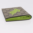GUCCI GG Supreme Wallet PVC Beige 835323 Auth 186159M-5