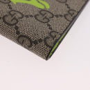 GUCCI GG Supreme Wallet PVC Beige 835323 Auth 186159M-7
