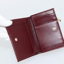 GUCCI GG Supreme Wallet PVC Red Gold 795060 Auth 186161M-14