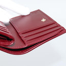 GUCCI GG Supreme Wallet PVC Red Gold 795060 Auth 186161M-15