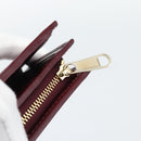 GUCCI GG Supreme Wallet PVC Red Gold 795060 Auth 186161M-20
