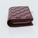GUCCI GG Supreme Wallet PVC Red Gold 795060 Auth 186161M-5