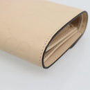 GUCCI GG Canvas Guccissima Wallet Leather Ivory Gold 772793 Auth 186162M-15
