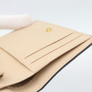 GUCCI GG Canvas Guccissima Wallet Leather Ivory Gold 772793 Auth 186162M-18