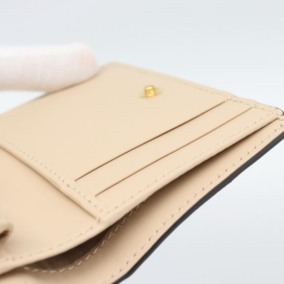 GUCCI GG Canvas Guccissima Wallet Leather Ivory Gold 772793 Auth 186162M