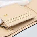 GUCCI GG Canvas Guccissima Wallet Leather Ivory Gold 772793 Auth 186162M-20